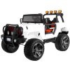 Dětské elektrické auto Monster Jeep 4x4 bílý + batoh 1