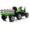 Elektrický traktor s vlečkou T2 Blow zelený3