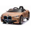 Elektrické autíčko BMW i4 zlaté