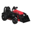 Dětský elektrický traktor s radlicí červený11