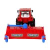 Červený Traktor s Pluhom s Frikciou Pohonu