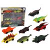 Sada Dinosaurích Autíček Farebné 8 Kusov