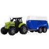 Traktor s Prívesom pre Kone s Zvukom Zelená Farma