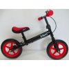 Bežiaci bicykel R4 R-Sport červeno-čierne s EVA kolesami 12 palcov
