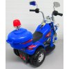 Elektrická motorka M8 v modrej farbe