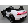 Elektrické autíčko Audi E-Tron GT v bielej farbe s EVA kolesami a diaľkovým ovládaním