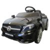 Elektrické autíčko Mercedes GLA45 s mäkkými kolesami EVA a pohodlnou sedačkou, licencované, v čiernej farbe