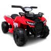 Elektrické autíčko Quad J8AAA v červenom prevedení, so svetlom a hudbou pre deti