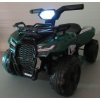 Elektrické štvorkolky pre deti Quad J8AAA v zelenom prevedení s hudbou a svetlami