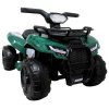 Elektrické štvorkolky pre deti Quad J8AAA v zelenom prevedení s hudbou a svetlami