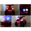 Elektrické štvorkolky Quad J8 v červenej farbe pre deti, s hudbou a osvetlením