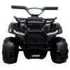 Elektrický štvorkolka Quad J8AAA čierna s hudbou a svetlom pre deti