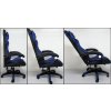 Ergonomické Herné Kreslo K3 R-Šport Modro-čierne Pre Hráčov S Masážnou Funkciou