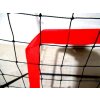Futbalový tréningový gól E3 R-Sport, kovový, 140x90, s odrazovou sieťou