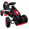 Go-kart G8 v červenom prevedení, detský go-kart s nafukovacími kolesami