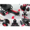 Go-kart G8 v červenom prevedení, detský go-kart s nafukovacími kolesami