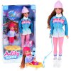 204461 panenka anlily 30 cm a panenka 12 cm na sanich zimni sporty