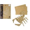 205475 drevene 3d puzzle skorpion 35 dilku