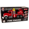 Hasičské auto nákladné červené s vodou, zvukmi a svetlami