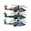 Vojenský vrtuľník - Helikoptéra Vojenská Hliníkový Mix Zvuk Svetla