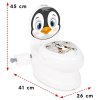 Interaktívny nočník pinguin, biely, pre deti