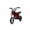 Dětská elektrická motorka Cross 350W červená10