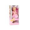 pol pl Lalka Rozowa Sukienka Dlugie Wlosy Opaska Szczotka 38cm 18171 4