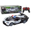 Diaľkovo ovládané RC policajné auto v mierke 1:12 biele