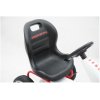 Detská šliapacia motokára ABARTH biela