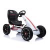 Detská šliapacia motokára ABARTH biela