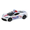 Kovové policajné auto s pohonom 1:32 mix