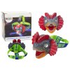 Nastaviteľná čelovka dinosaurus s 3 LED diódami