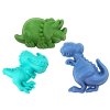 Piesková sada Dinosaury - vedierko, vajcia, hrable, lopatka a formičky