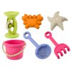 Sada hračiek na piesok kýblik mlynček sitko formičky pastelová farba