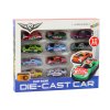 Súprava športových závodných autíčok 1:64 10 ks