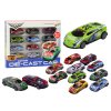 Súprava športových závodných autíčok 1:64 10 ks