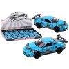 Športové auto 1:32 figúrka modrý spojler kovové
