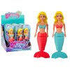 Vodná bábika mermaid natáčacia do vody plávajúca tyrkysová ružová mix