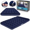 217657 bestway nafukovaci matrace air mattress queen s vestavenou pumpou 203x152