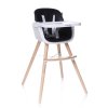 mamido Jídelní židlička 4Baby Scandy černá 1