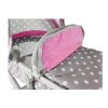 mamido Kočárek pro panenky Alice šedo růžový s puntíky6