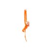 220150 4 plysova opicka s mladatkem 90 cm oranzova