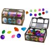 221359 barevne diamanty v truhle 17 kusu