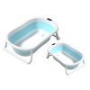 Skladacia vanička na kúpanie s protišmykovými nôžkami modrá