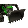 Dětský elektrický traktorbagr s přívěsem SX2068 zelený09