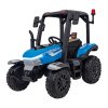 Dětský elektrický traktor BLAST s přívěsem 2x200W modrý04