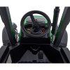 Dětský elektrický traktor BLAST s přívěsem zelený14