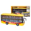 Poschodový autobus 1:16 s efektmi a frikčným pohonom žltý
