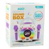 pol pl Zestaw Karaoke Dwa Mikrofony Glosnik Bluetooth MP3 Nagrywanie LED 24539 5
