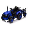 Detský elektrický traktor s vlečkou 12V 7Ah modrý
